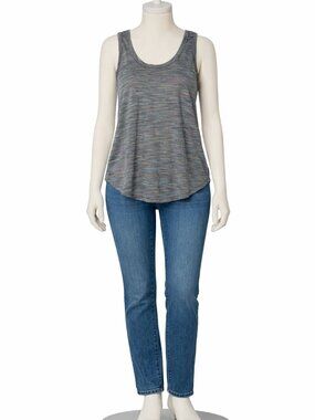 Michael Lauren Heathered Multicolor Scoop Neck Tank Top NWOT